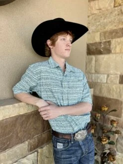 Ariat VenTek Aztec Aqua Short Sleeve