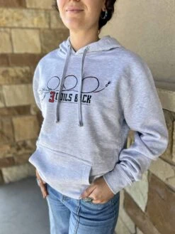 3 Coils Back Varsity Gray Hoodie