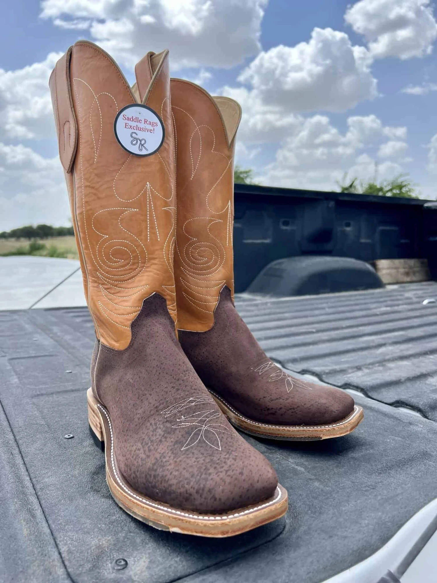 Olathe Men's Chocolate Boar Boot 1 Olathe Men's Chocolate Boar Boot