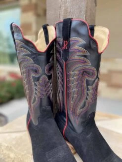 R. Watson Men's Black Sinatra Boots -Saddle Rags Sales Store IMG 8941 scaled 1