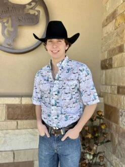 Ariat Men's Classic Short Sleeve Summer Desert