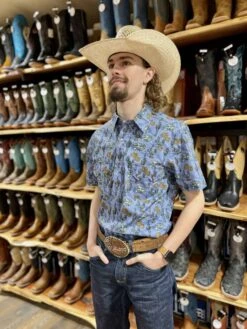 Rock &amp; Roll Dale Brisby Blue Cactus Snap