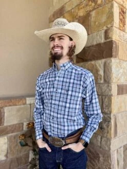 Ariat Pro Classic Blue/White Plaid