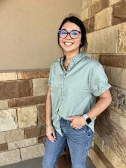 Dylan Poplin Top Elm