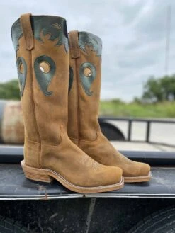 Olathe Men's Wheatbuck Waxy Kudu Boot -Saddle Rags Sales Store IMG 9339 scaled 1