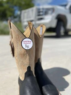 Anderson Bean Men's Black Shoulder Boot -Saddle Rags Sales Store IMG 9680 scaled 1