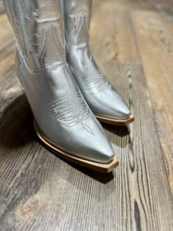 Macie Bean Silver Metallic Boots -Saddle Rags Sales Store IMG 9885 2 scaled 1
