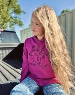 Wrangler Girl's Cowgirls Hoodie