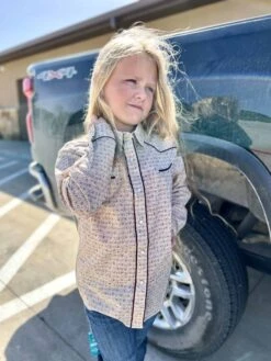 Roper Girl's Retro Floral Snap