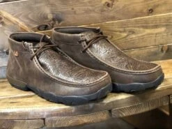 Twisted X Embossed Driving Moc