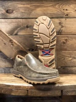 Twisted X Men's Cell Stretch Slip-On Chukka -Saddle Rags Sales Store MXC0003 3