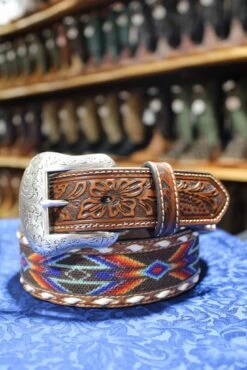 Men's Aztec Printed Belt